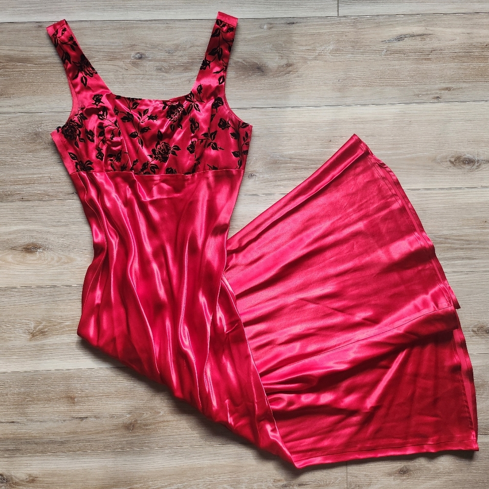 Red Vintage Gown